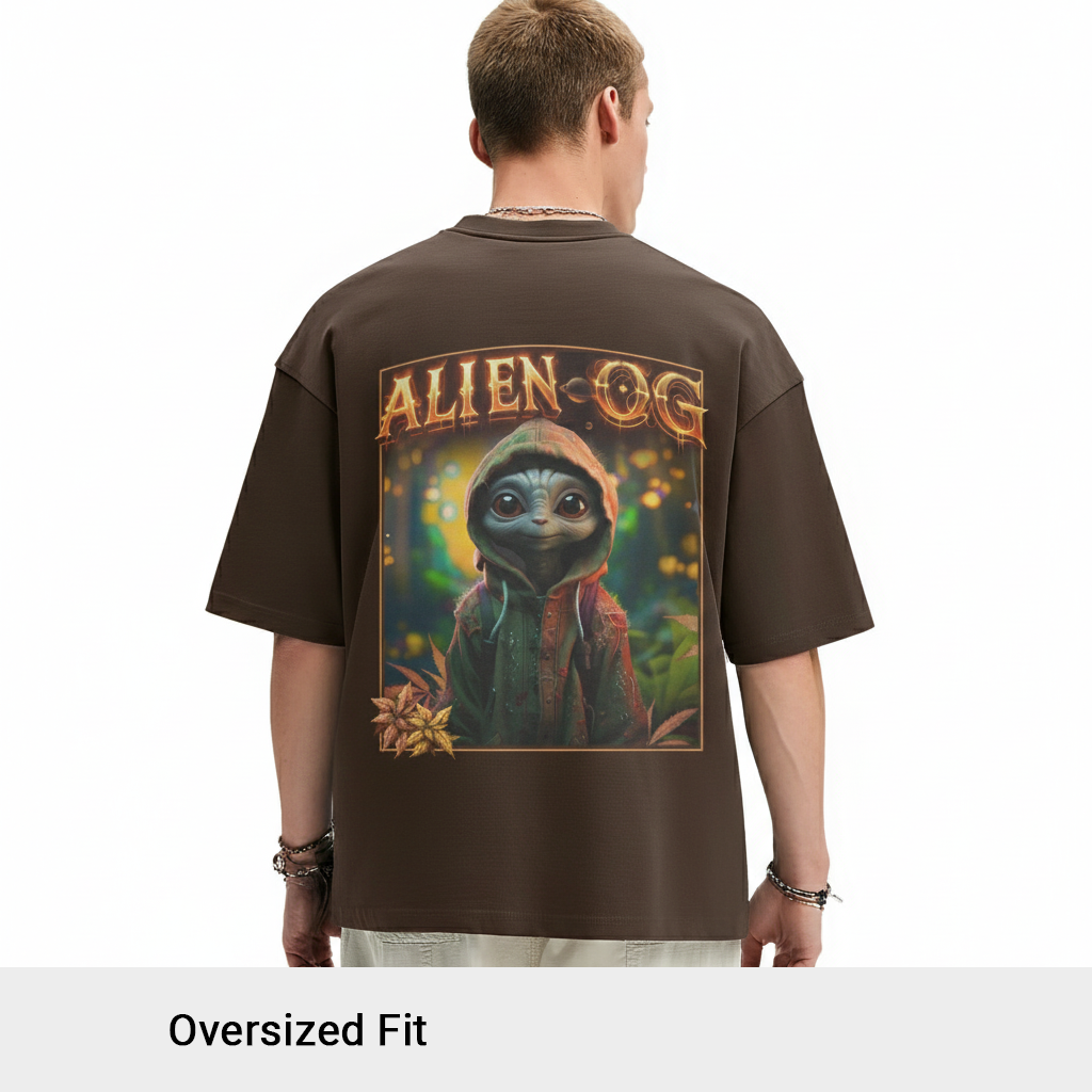 Oversized Strain T-Shirt ALIEN OG
